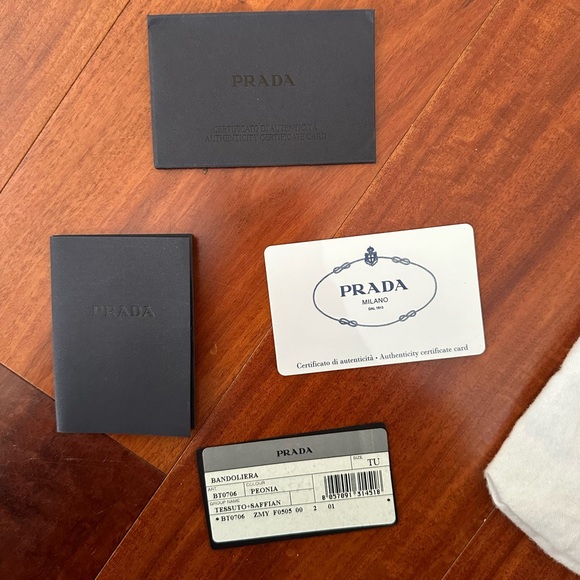 Prada TESSUTO+SAFFIAN Bag - Peonia - Picture 3 of 7